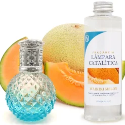 Lampe catalytique Blue Diamonds + Parfum Waikiki Melon 200 ml - Élimine mauvaises odeurs, parfume et améliore la qualité de l'air>Mamamanuela Hot