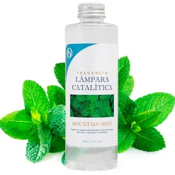 Lampe catalytique Blue Diamonds + Parfum Mountain Mint 200 ml - Élimine mauvaises odeurs, parfume et améliore qualité de l'air><noscript><img width=