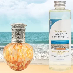Lampe catalytique Drops Orange + Mediterranean Light 200 ml - Élimine mauvaises odeurs, parfume et améliore la qualité de l'air>Mamamanuela Best