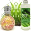 Lampe catalytique Mosaïque Bicolore + Parfum Citronnelle 200 ml - Élimine mauvaises odeurs, parfume et améliore qualité de l'air>Mamamanuela Sale