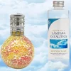 Lampe catalytique Mosaïque Bicolore + Parfum Cotton Clean 500 ml - Élimine mauvaises odeurs, parfume et améliore qualité de l'air>Mamamanuela Discount