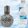 Lampe catalytique Mosaïque Noir + Parfum Cotton Clean 200 ml - Élimine mauvaises odeurs, parfume et améliore la qualité de l'air>Mamamanuela Clearance