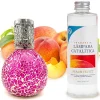 Lampe catalytique Mosaïque Fuchsia + Parfum Peach Velvet 200 ml - Élimine mauvaises odeurs, parfume et améliore qualité de l'air>Mamamanuela