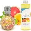 Lampe catalytique Mosaïque Bicolore + Parfum Winter Citrus 500 ml - Élimine mauvaises odeurs, parfume et améliore qualité de l'air>Mamamanuela