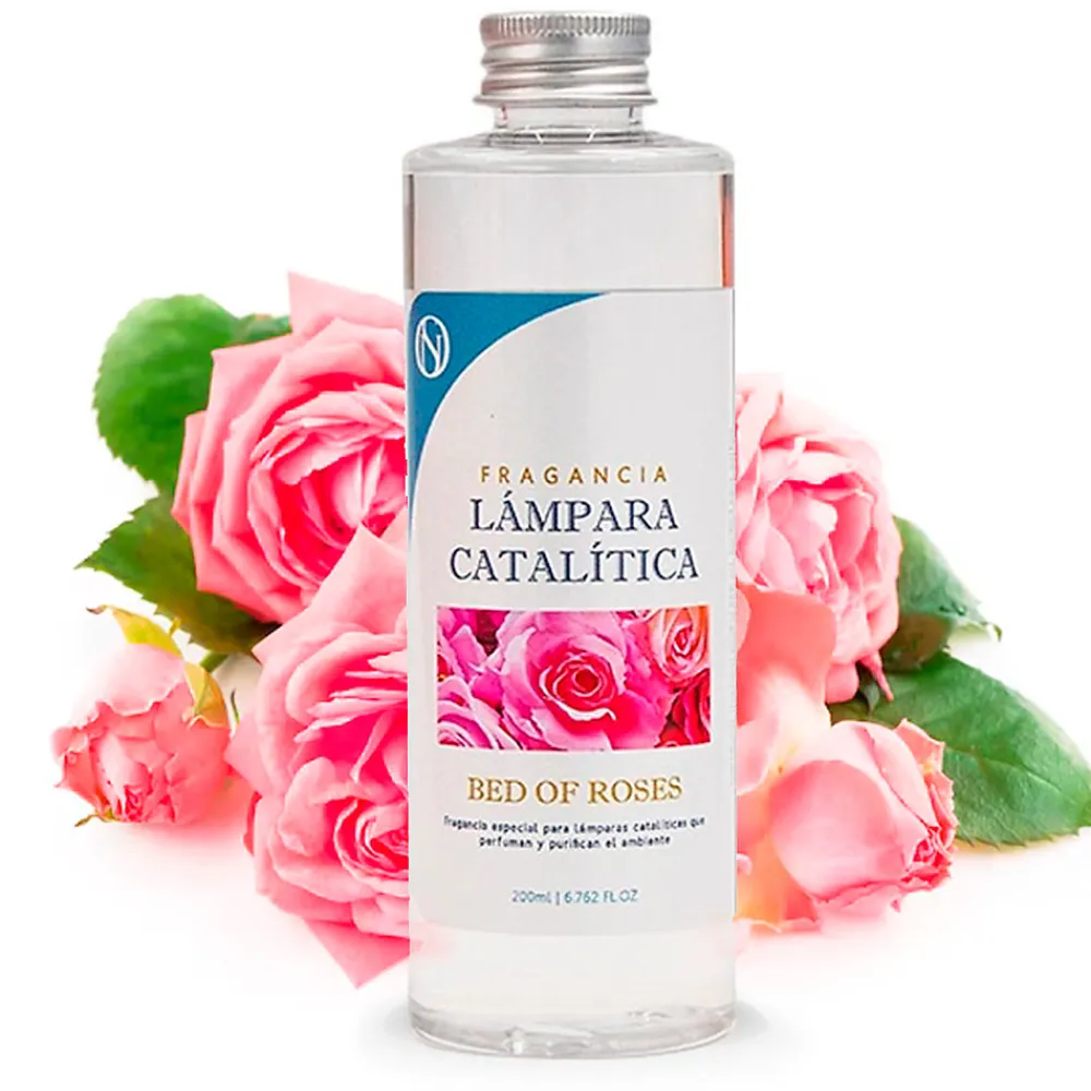 Lampe catalytique Mosaïque Bicolore + Parfum Bed of Roses 200 ml - Élimine mauvaises odeurs, parfume et améliore qualité de l'air>Mamamanuela Hot