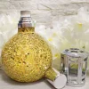 Mamamanuela Lampe catalytique Mosaïque Doré + Parfum Lollipop 500 ml - Élimine mauvaises odeurs, parfume et améliore la qualité de l'air* Désodorisant Et Parfum D'Ambiance