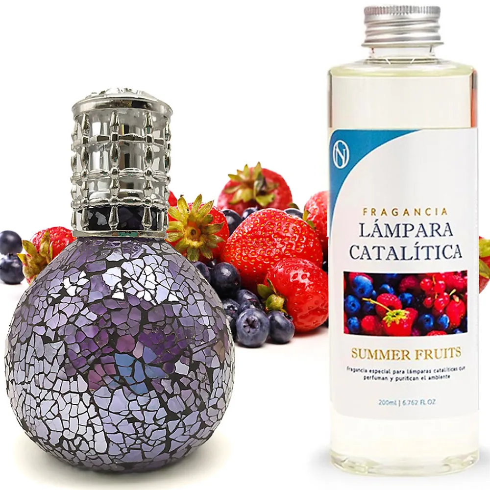 Lampe catalytique Mosaïque de minuit + Summer Fruits 500 ml - Élimine mauvaises odeurs, parfume et améliore la qualité de l'air>Mamamanuela Discount
