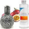 Lampe catalytique Mosaïque Noir + Parfum Caribbean Passion 500 ml - Élimine mauvaises odeurs, parfume et améliore qualité de l'air>Mamamanuela Clearance