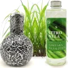 Lampe catalytique Mosaïque Noir + Parfum Citronnelle 500 ml - Élimine mauvaises odeurs, parfume et améliore la qualité de l'air>Mamamanuela