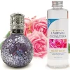 Lampe catalytique Mosaïque de minuit + Parfum Bed of Roses 200 ml - Élimine mauvaises odeurs, parfume et améliore qualité de l'air>Mamamanuela Outlet