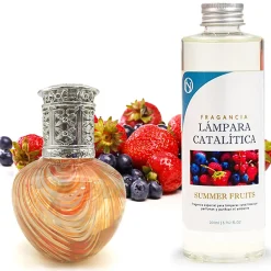 Lampe catalytique Orange Waves + Parfum Summer Fruits 200 ml - Élimine mauvaises odeurs, parfume et améliore la qualité de l'air>Mamamanuela Sale
