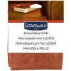 Lavette microfibre spéciale cuir marron Starwax L.210 x l.170 x ep.1 cm> Outlet