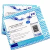 Lavette Uu Nt Wawe Bleu/Blanc 30X36Cm (Sachet 25U) - Guialto* Eponge