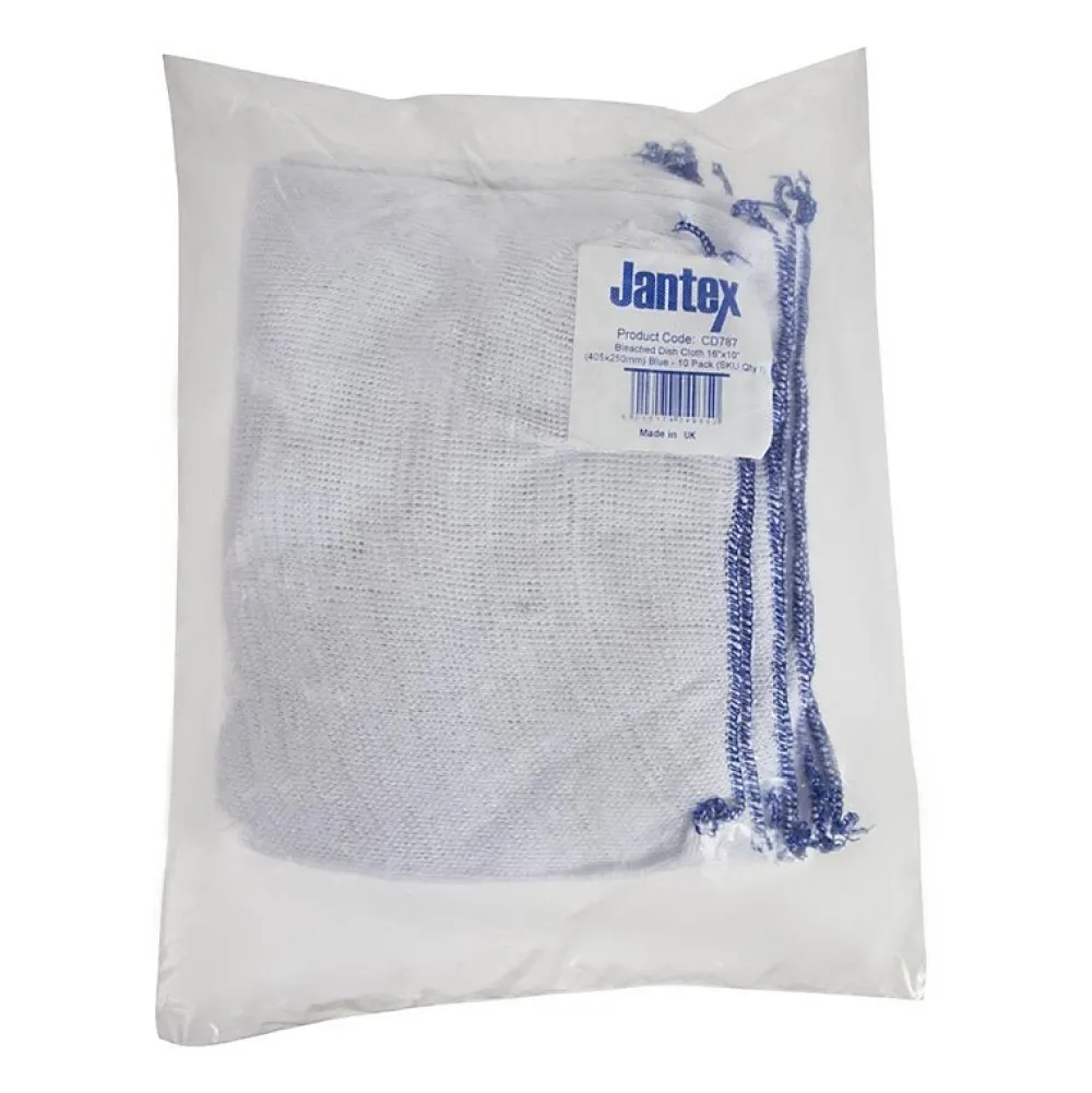 Lavettes Bleues Lot de 10 - Jantex> Hot