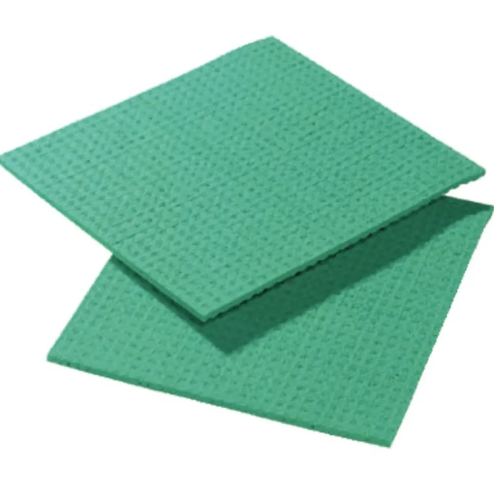 Lavettes Spongyl vertes Lot de 10* Eponge