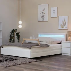 LED Lit NUBE Blanc 140 x 200 cm>Brand Home Deluxe Hot