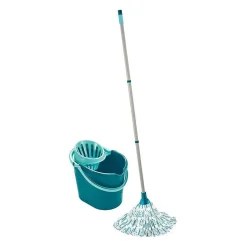 Kit de nettoyage sol Classic Mop 56792 ensemble de nettoyage balai a franges viscose tres absorbantes seau pan>Leifheit Online