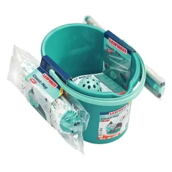 Kit de nettoyage sol Classic Mop 56792 ensemble de nettoyage balai a franges viscose tres absorbantes seau pan>Leifheit Online