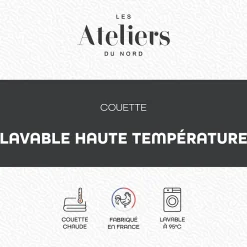 Ateliers Du Nord Les - Couette Chaude Lavage Haute Température 200x200cm* Couette