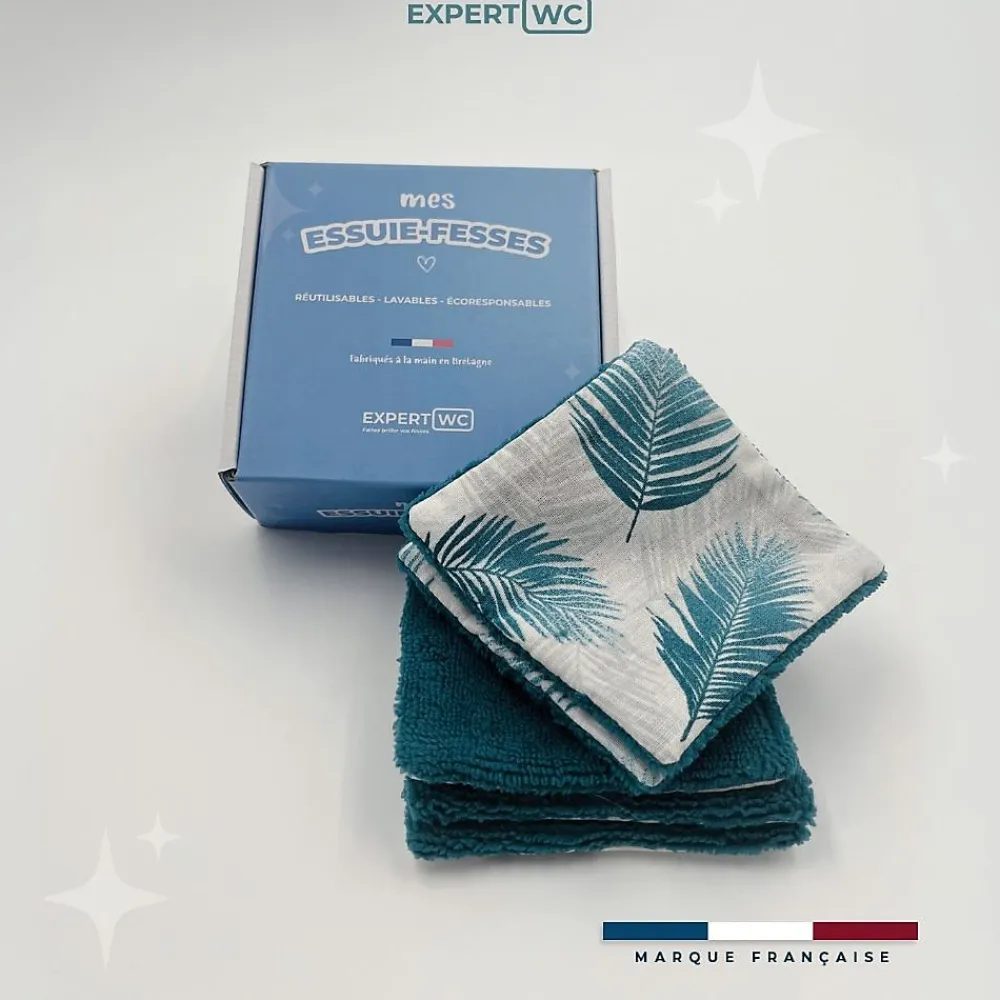 Expert Les essuies-fesses : le papier toilette lavable en fibre de bambou - Made in France* Nettoyant Pour Wc