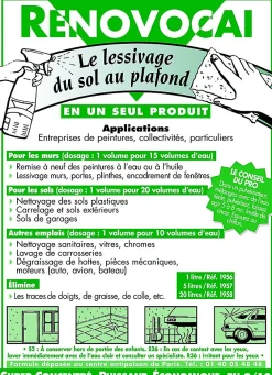 Lessive du sol au plafond 1L>Rénovocai Discount