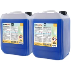 Höfer Chemie Lessive Liquide Microactiv 20 L Puissante Pour Blanc Et Couleurs Se Dissout Facilement* Nettoyant Pour Salle De Bains