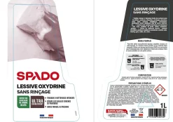 Spado Lessive sans rinçage nettoie dégraisse décrasse rénove 1L* Produits De Gros Lessivage