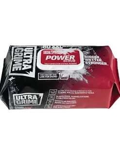 Lingettes nettoyantes XXL double face multiusages Power scrub - paquet de 80>Ultragrime Discount