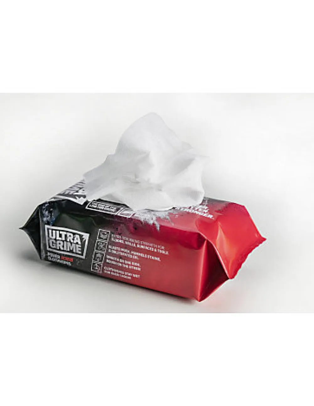 Lingettes nettoyantes XXL double face multiusages Power scrub - paquet de 80>Ultragrime Discount