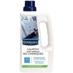 Starwax Liquéfiant anti-odeur WC chimique 1L* Nettoyant Pour Wc