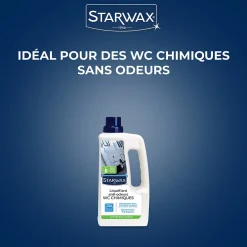 Starwax Liquéfiant anti-odeur WC chimique 1L* Nettoyant Pour Wc