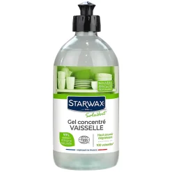 Starwax Liquide vaisselle gel concentré SoluVert 0,5L* Nettoyant Pour Cuisine