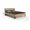 Wimex Lit - LAMIA - 180 x 200 cm - Chene poutre / Graphite -* Lit Double