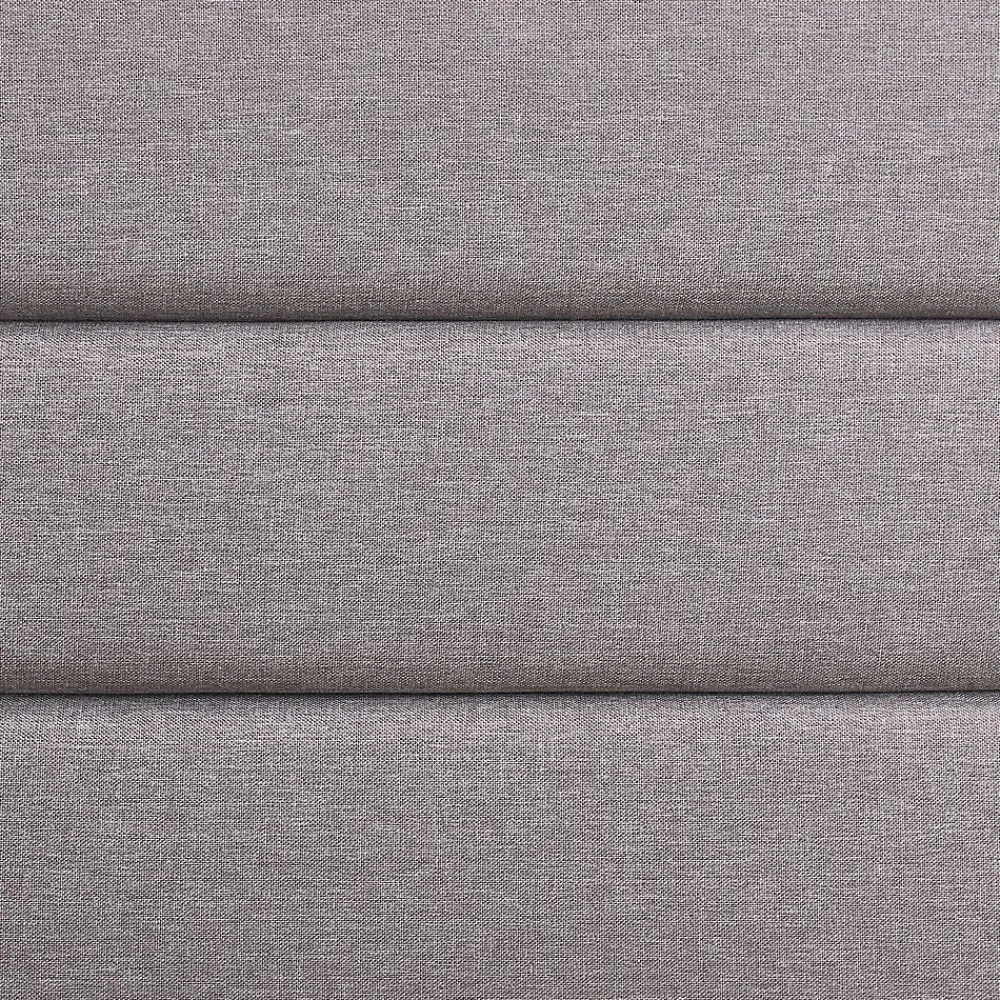 Lit 1 place FLORIDA, 90 x 190 cm, capitonné avec sommier, revêtement en tissu gris>Idimex New