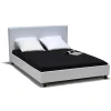 Lit 2 places 140x190cm blanc avec sommier ALATA>Bb Loisir New