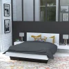 Bb Loisir Lit 2 places 140x190cm Blanc CAIL inclus sommier et 2 chevets* Lit Double