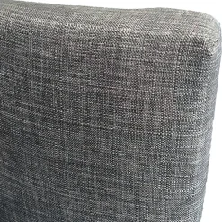 Bb Loisir Lit 2 places 140x200cm Tissu Gris clair avec sommier DUSIN* Lit Double
