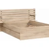 Lit 140 x 190/200 cm avec 4 tiroirs - Coloris : Naturel - TENALIA II>Vente-unique Best
