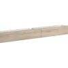 Vente-unique Lit 160 x 200 cm avec 4 tiroirs - Coloris : Naturel - TENALIA II* Lit Avec Rangement