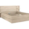 Vente-unique Lit 180 x 200 cm avec 4 tiroirs - Coloris : Naturel - TENALIA* Lit Avec Rangement