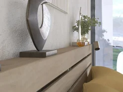 Vente-unique Lit 180 x 200 cm avec rangements - Coloris : Naturel + Sommier - TENALIA* Lit Avec Rangement