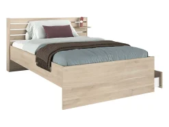 Lit 120 x 190 cm avec rangements - Coloris : Naturel - TENALIA><noscript><img width=