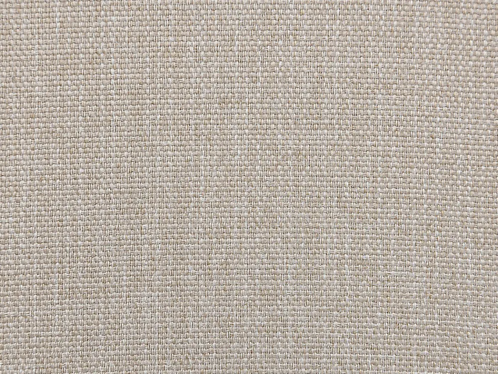 Lit 120 x 200 cm avec tête de lit capitonnée - Tissu - Beige - MASSIMO>Vente-unique Outlet