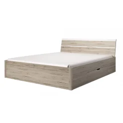 Azura Home Design Lit adulte BETTINA 160x200 cm avec 2 tiroirs de rangement* Lit Double