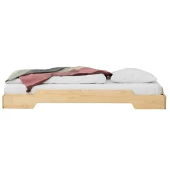 Lit au sol 90x190 sommier inclus Lola Bois>Petits-Meubles