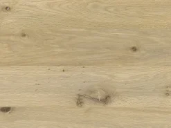 Vente-unique Lit avec chevets 160 x 200 cm - Avec LEDs - Coloris : Naturel et noir + Sommier + Matelas - ARIADA* Lit Avec Rangement