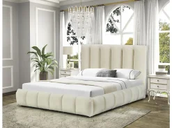 Lit avec coffre "Annie" 180 x 200 cm Beige>Palozi Home Online