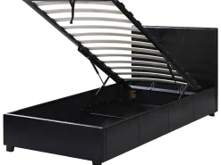 Habitat Et Jardin Lit avec coffre "Carla" 90 x 190 cm Noir* Lit Coffre