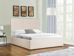 Habitat Et Jardin Lit avec coffre "Mia" 160 x 200 cm Beige* Lit Coffre