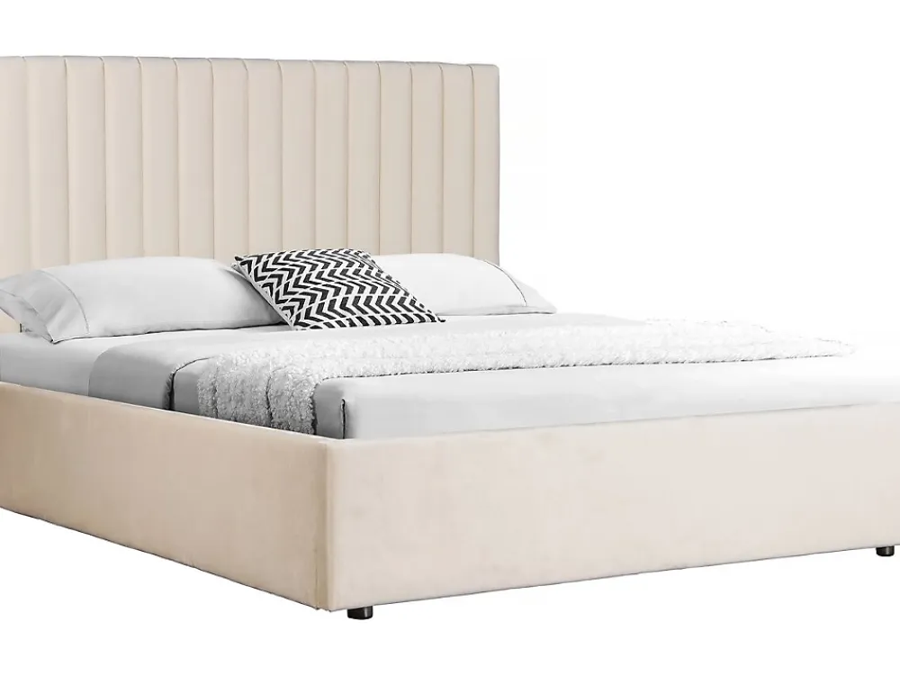 Habitat Et Jardin Lit avec coffre "Mia" 160 x 200 cm Beige* Lit Coffre